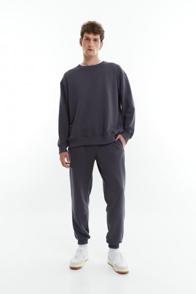 Basic pants without fleece graphite
