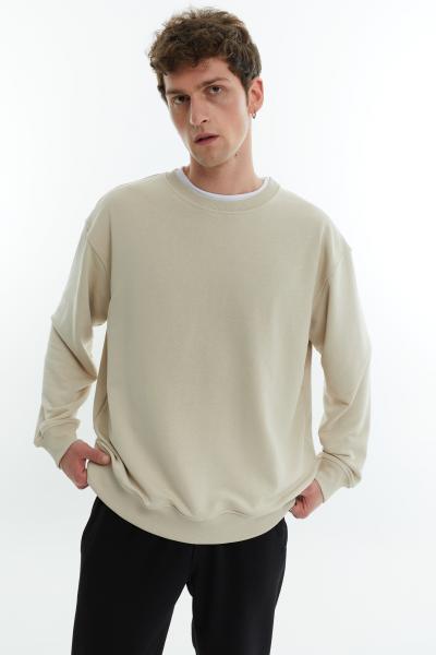 Basic sweatshirt without fleece dark tash