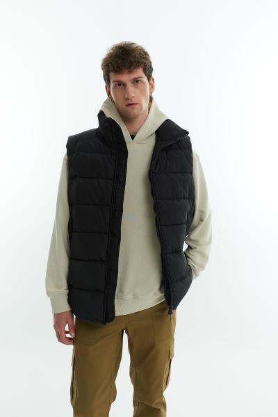 Vest men's black color