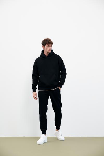 Men's tracksuit fleece black