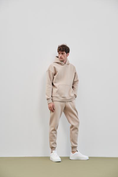 Men's tracksuit fleece dark tash