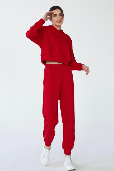 Pants without fleece red